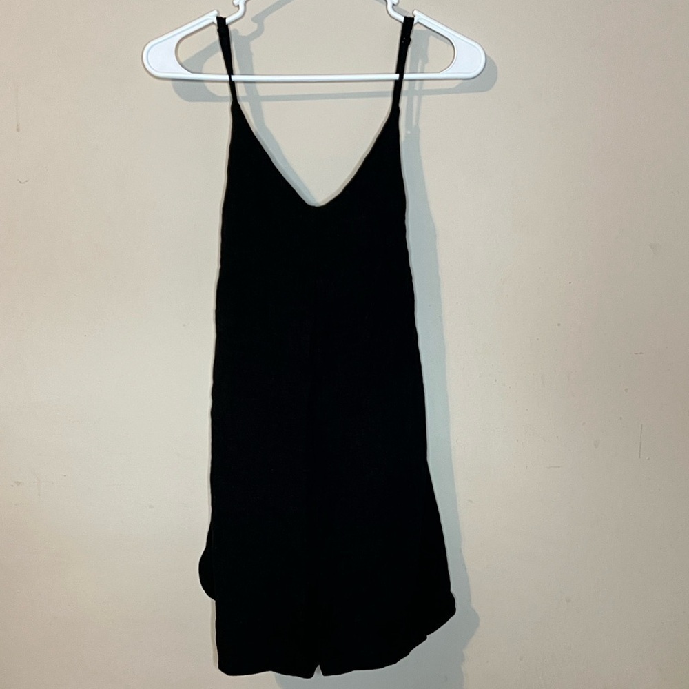 Topshop Linen Blend Romper - Picture 2 of 5